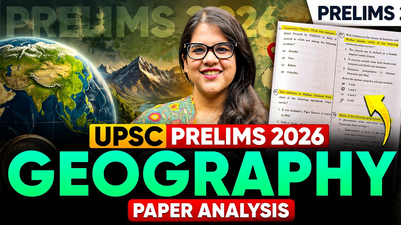 UPSC Prelims 2026 Geography Question Discussion | GS Geography ...