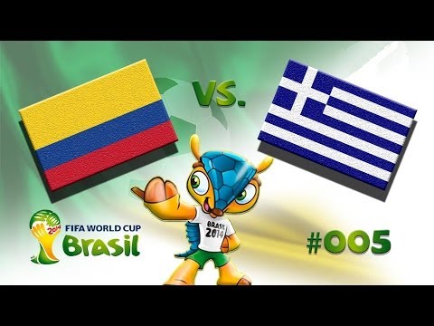 Video: FIFA Fussball-Weltmeisterschaft 2014: Wie Kolumbien - Griechenland Endete