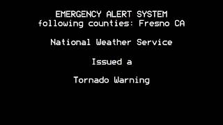 Confirmed Tornado Warnings in Fresno CA April 21