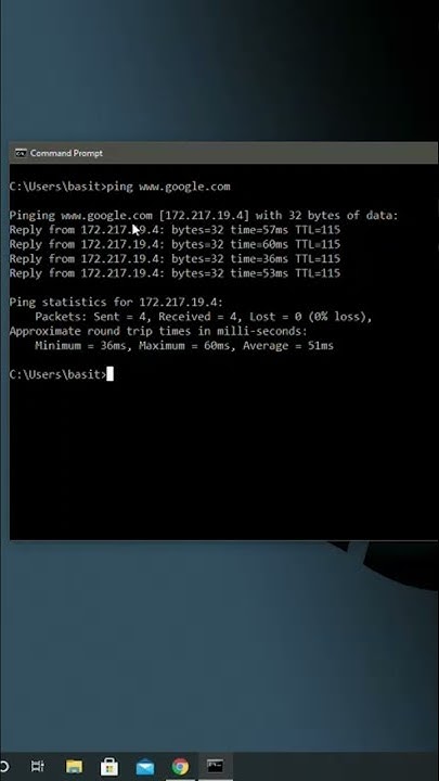 Basic CMD Command PING Ping Website in CMD Part 2 #Ping - YouTube