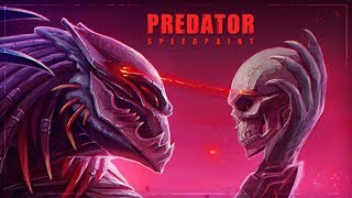 How To Draw A Predator Speedpaint