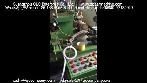 QLQ-SDIM-2 Semi-automatic Plastic Zipper Injection Machine #zippermachine