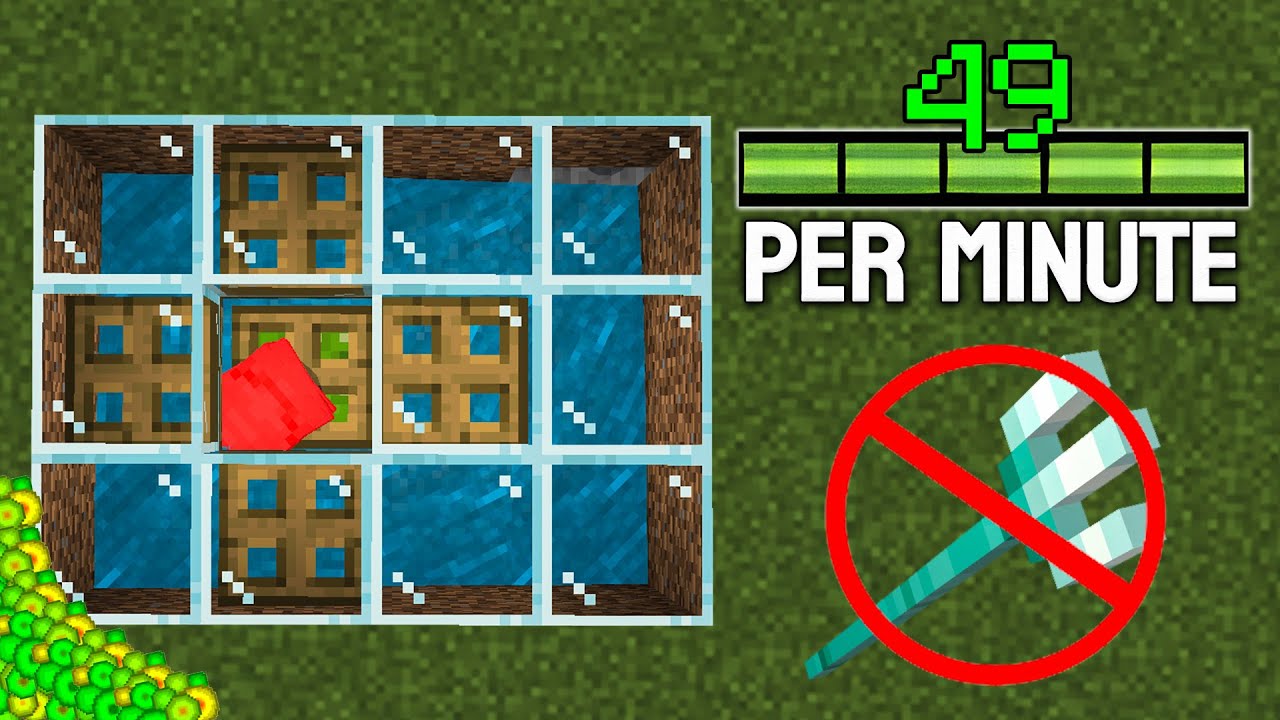 Best XP Farm in Minecraft Bedrock 1.21 (NO Trident) - YouTube