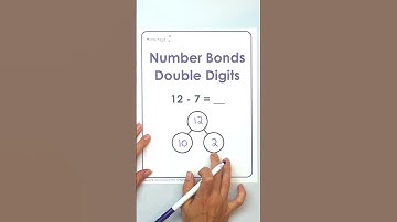Singapore Math Mini Tutorial - Number Bond - Subtraction with double digits #subtraction