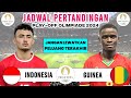 Jadwal play off olimpiade paris 2024  indonesia vs guinea  jadwal timnas indonesia live