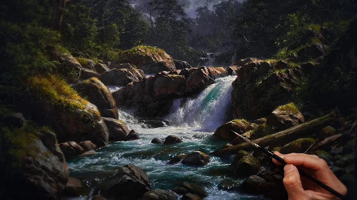 This place doesn't exist! Landscape painting techniques in oils - Brushwork and GLAZING! thumbnail