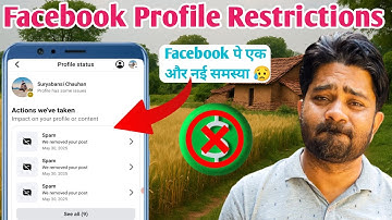 Facebook Profile Restricted | This is the reason and how to remove it Warning ⚠️| Profile Has Som...