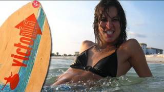 Hot Chick Skimboarding! (6.9.09 - Day 40)