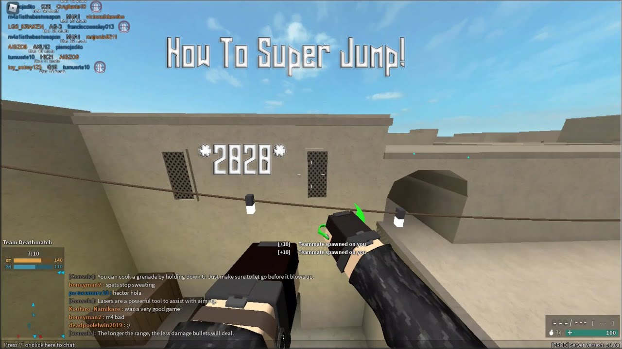 How To Super Jump In Phantom Forces