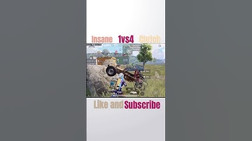 #BGMI 1️⃣ vs 4️⃣ CLUTCH – Solo Warrior Goes Crazy 🔥