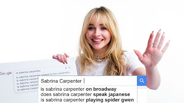 Sabrina Carpenter Answers the Web