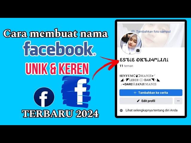Cara mengganti nama FB menjadi nama unik TERBARU 2024 class=