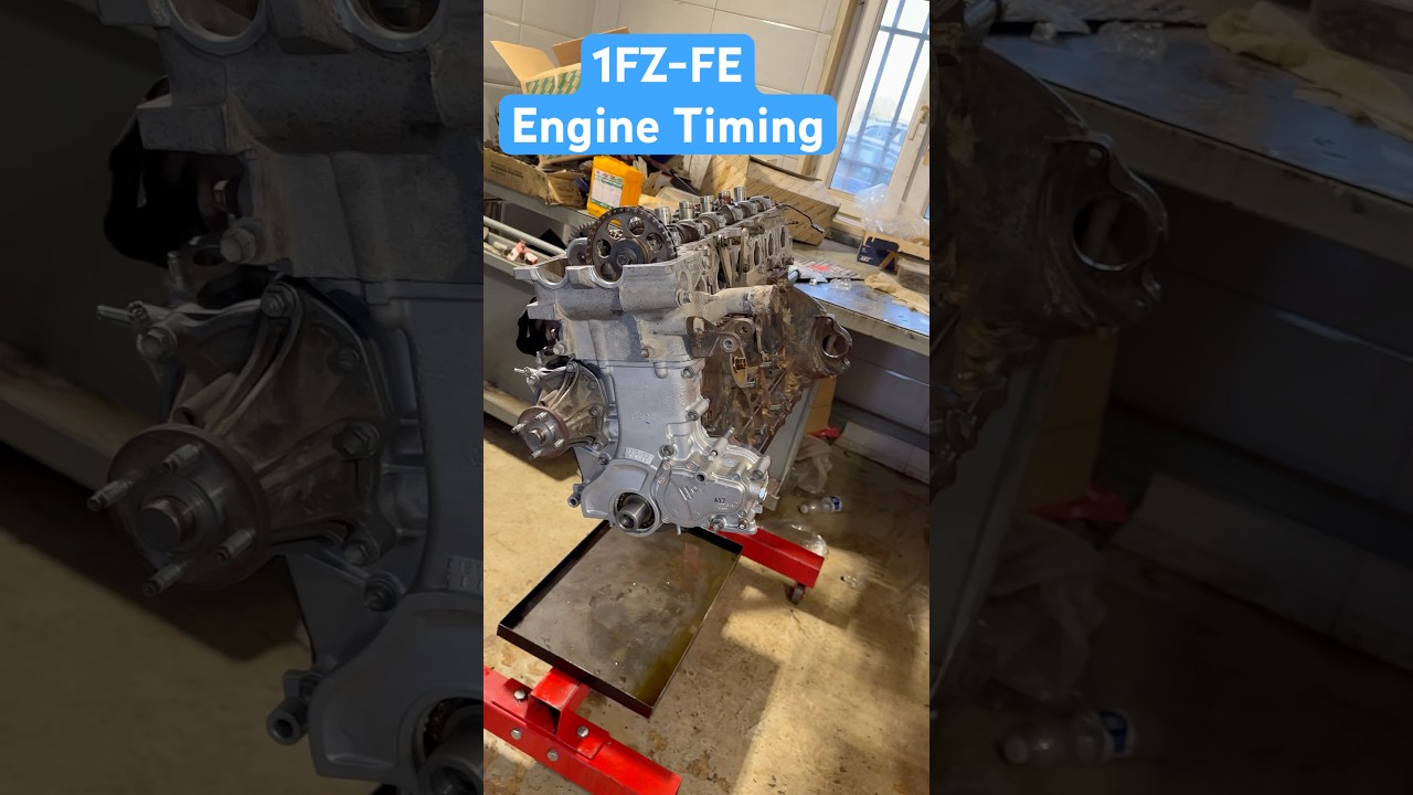 1FZ-FE Engine Timing Marks