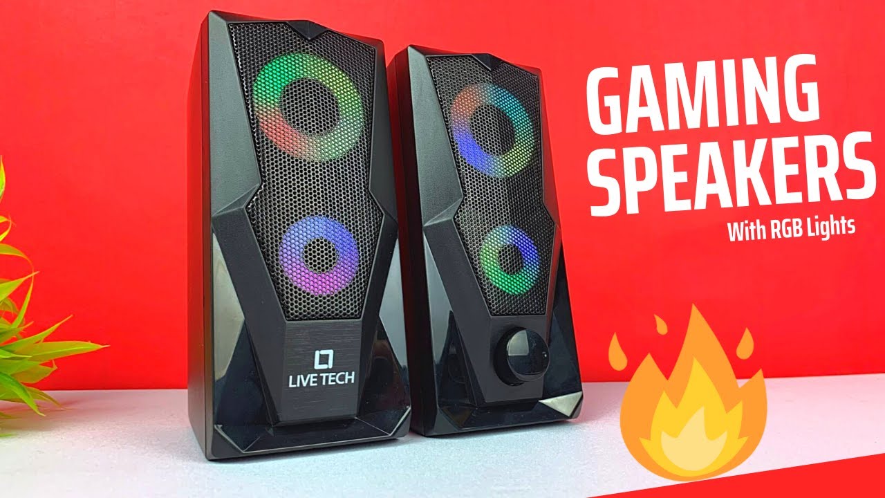 Best Gaming Speakers Live Tech RGB Speakers YouTube