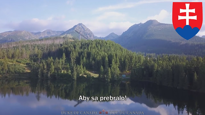 Štátna hymna Slovenska: Nad Tatrou sa blýska