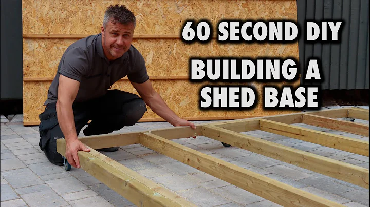 How To Build a Portable Shed Base