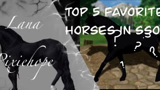 Top 5 Favorite Horses In Sso Star Stable Lana Pixiehope