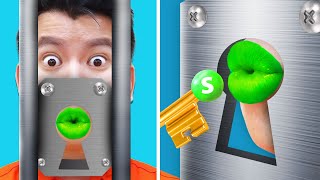 HOW TO SNEAK FOOD IN JAIL | 6 FUNNY WAYS FOR SNEAKING SNACKS OR ANYTHING ANYWHERE, DIY CANDY TRICKS