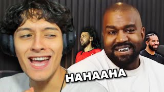 NEW OPPONENT!? YE - LIKE THAT REMIX (DRAKE/J COLE DISS) REACTION