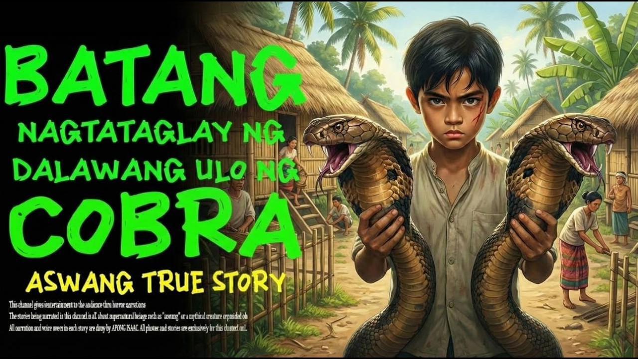 BATANG NAGTATAGLAY NG DALAWANG ULO NG COBRA | Kwentong Aswang | True Story