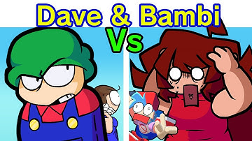 FNF vs Dave and Bambi Dimensional Deep End V1 | BF, GF & Pico (Friday Night Funkin