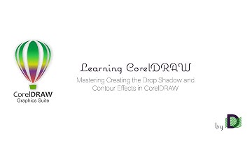 Mastering Creating the Drop Shadow and Contour Effects in CorelDRAW - #dropshadow, #contour