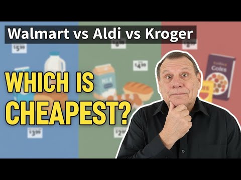 January Grocery Prices Compared: Walmart vs Aldi vs Kroger (Which Is Cheapest)