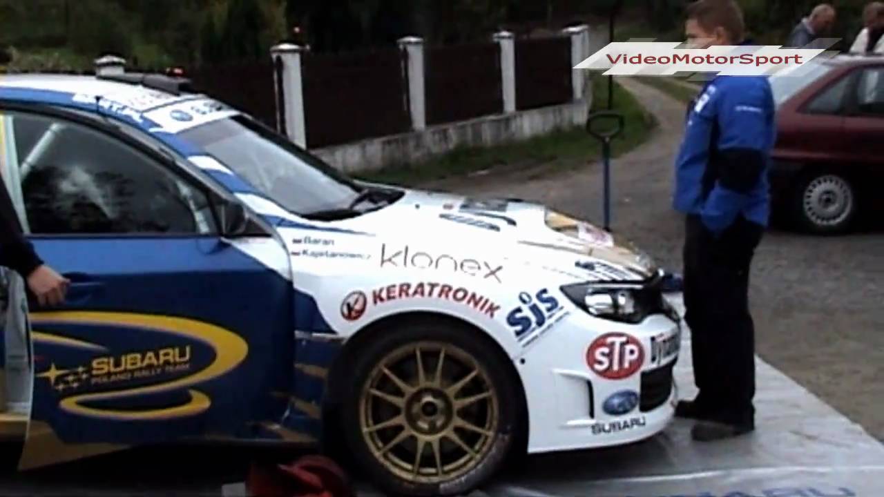 Subaru Poland Rally Team Testy przed 20. Rajdem