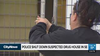Police shutdown suspected drug house