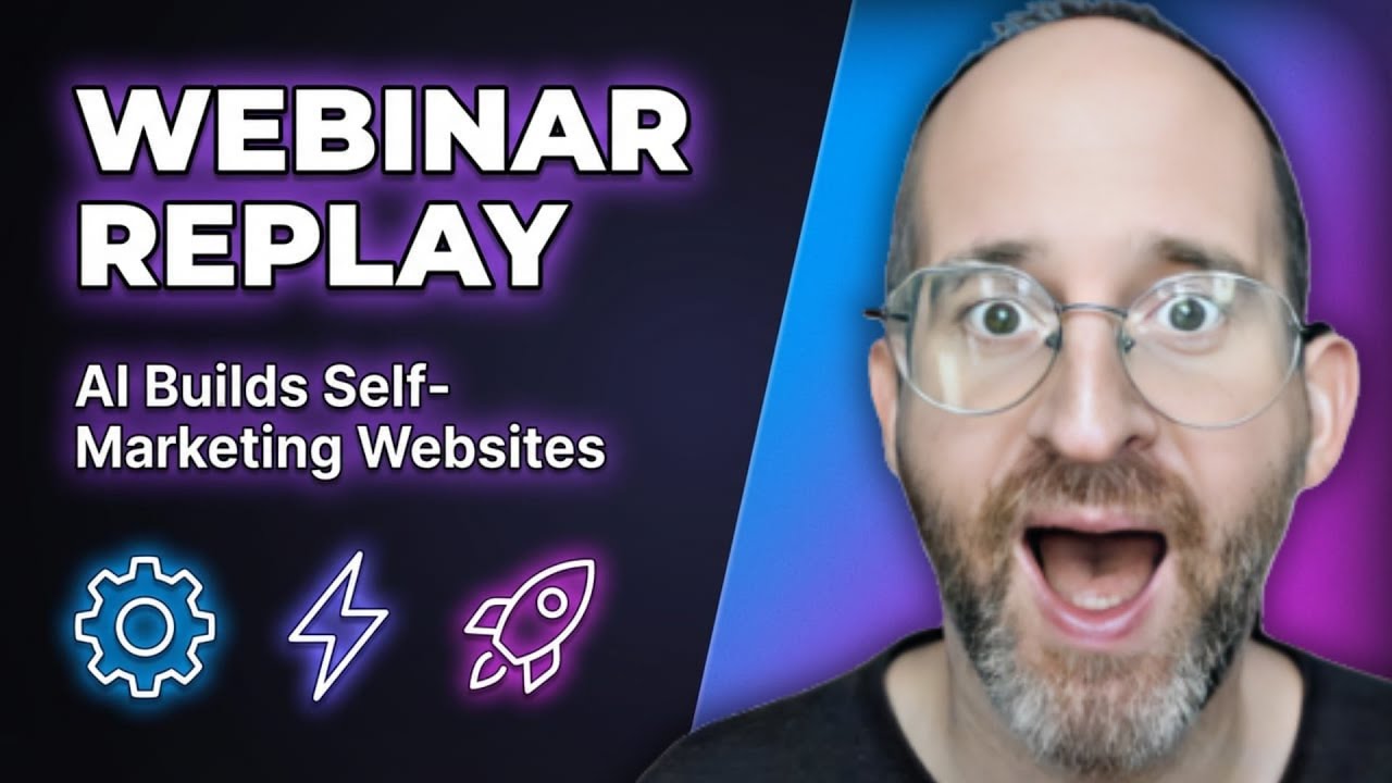OmniSitesAI Webinar Replay – How AI Builds Self-Marketing Sites