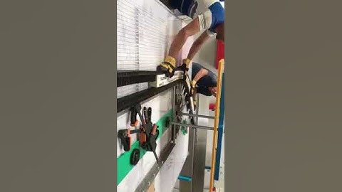 HBM 6000 PVC PROFILE BENDING MACHINE ON HOT AIR