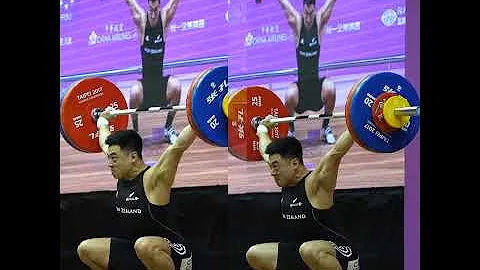 Terry Han (77) - 118kg & 123kg Snatches @ 2017 Uni...