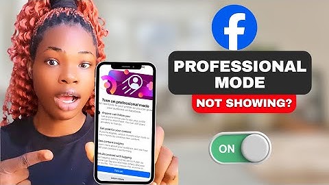 How to Turn On Facebook Professional Mode (Fix If Not Showing) | 2025 Guide