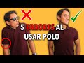 5 ERRORES al usar PLAYERA POLO