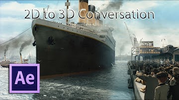 Adobe After Effects CS6 - 2D to 3D Conversion - Tutorial