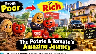 Information 🥔🍅 The Potato & Tomato’s Amazing Journey | From Poor to Rich | Inspiring Story Update