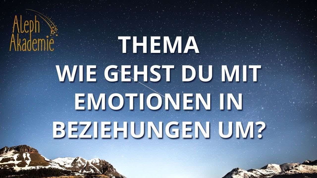 Emotionen - Lass los und lass dich von Gott reich beschenken - EKIW Session mit Hubert Schlaucher