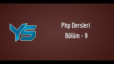 Php dersleri - Bölüm 9 | Veritabanı oluşturma ve Php PDO ile veritabanı bağlantısı