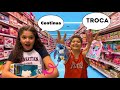 TROCA OU CONTINUA DESAFIO COM A BECCA! BRINQUEDO SURPRESA 😱