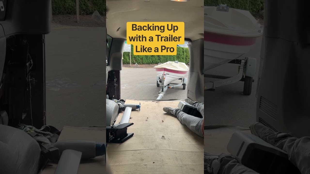 #lifehacks - open your doors, drop your tailgate, or open your hatch to easily back up your trailer