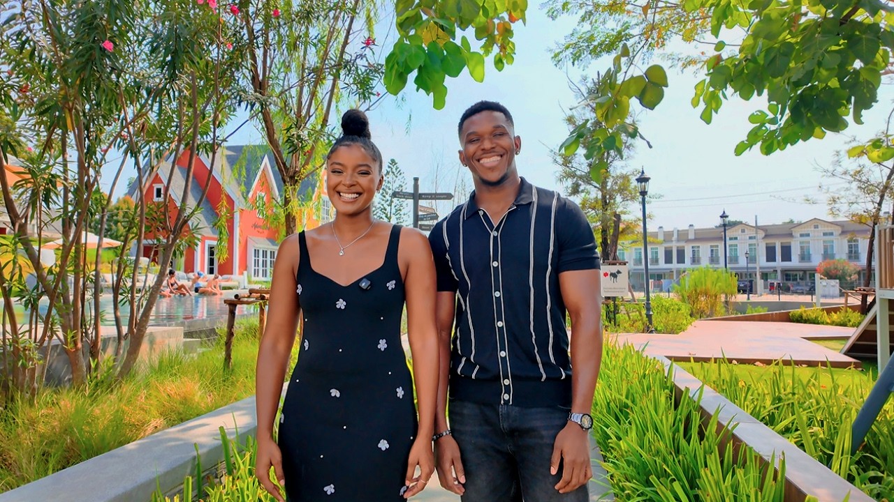 They Met In Thailand And Fell In Love | Tour Their $1400/Month Townhome!