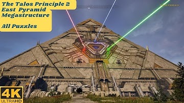 The Talos Principle 2 - Pyramid Megastructure East Puzzle Guide | 4K Ultra Settings Gameplay