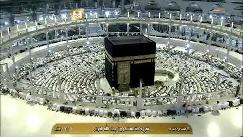 صلاة العشاء الشيخ ماهر المعيقلي 1437/1/12 - سورة النساء  *خاشعة*