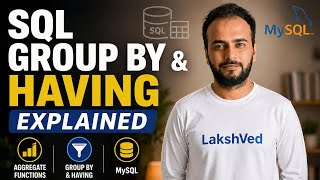 SQL GROUP BY & HAVING Explained (Full Tutorial) | Aggregate Functions | MySQL | Session 4