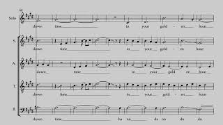 Golden Hour - SATB a cappella arrangement by Emily Drum