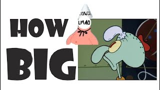 How BIG is Squidward Tentacle's Nose