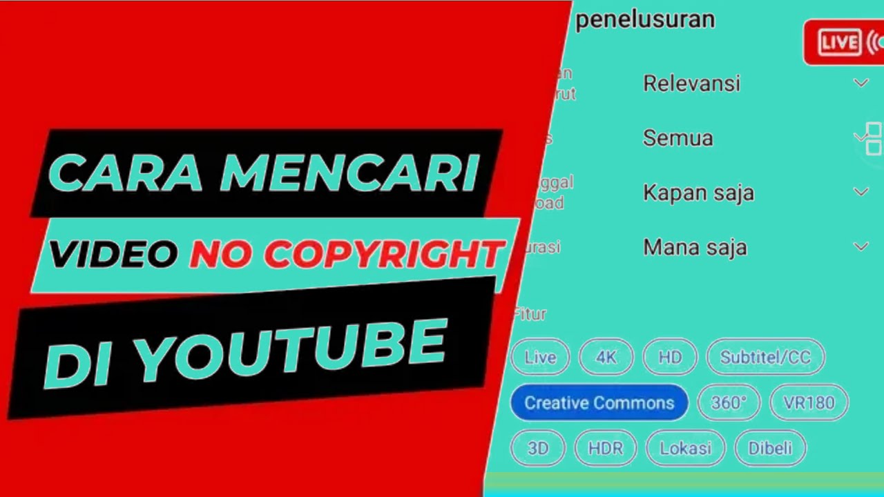 Cara Mencari Video No Copyright Reupload Video Di Youtube No