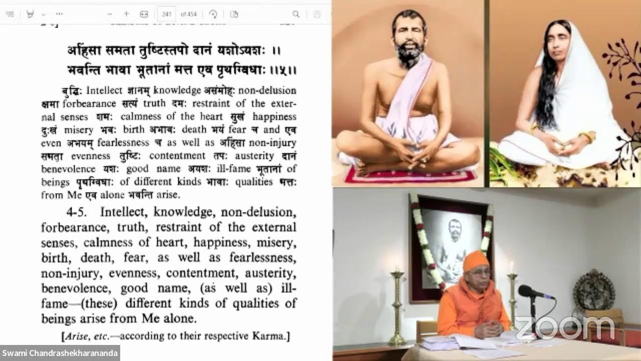 Srimad Bhagavad Gita Chapter 10 Verse 4 5 YouTube Srimad Bhagavad Gita Chapter 10 Verse 4 5 YouTube