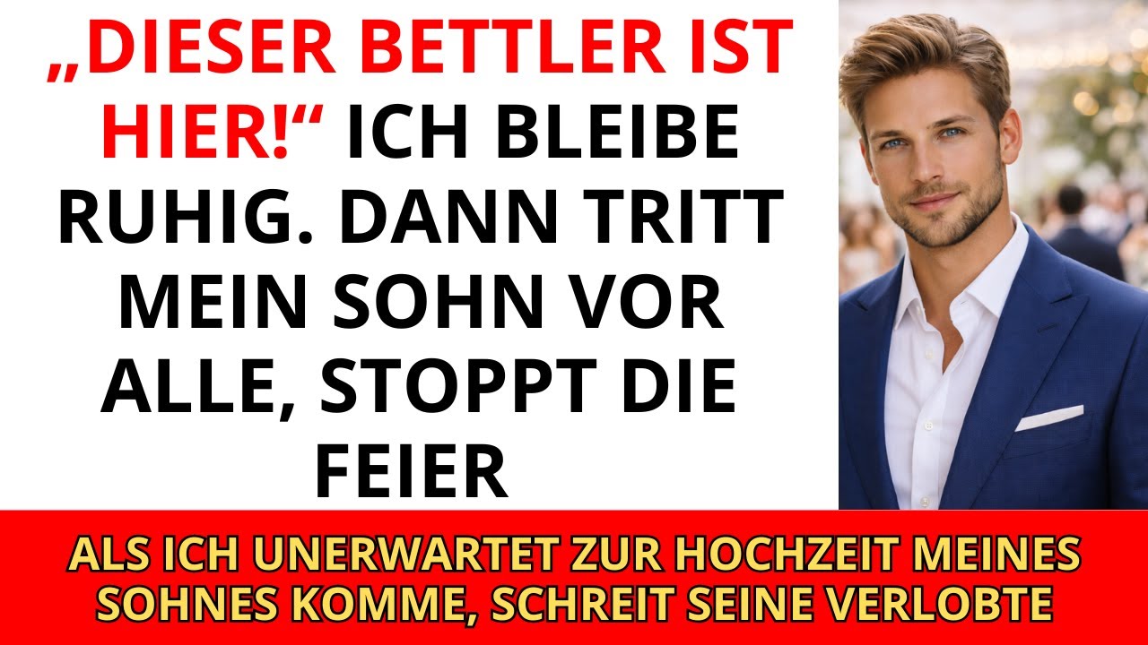 Die Verlobte meines Sohnes schreit, als ich auf der Hochzeit auftauche: „Dieser Bettler ist hier!“