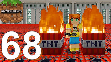 Minecraft PE - Gameplay Walkthrough Part 68 TNT Spleef (Android,iOS)